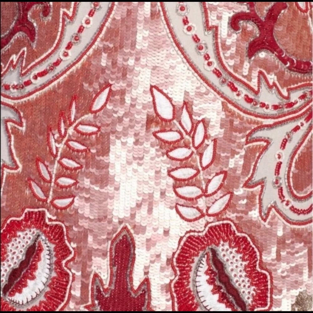 COPY - Needle and Thread Pink Tapestry Sequin Minidress - Picture 4 of 8
